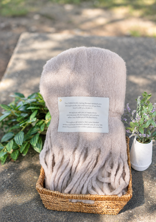 Emmanuel Throw Blanket