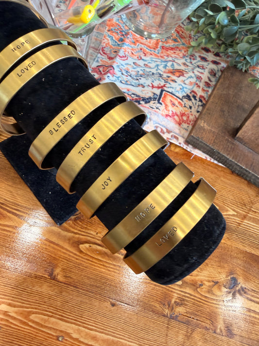 Re created brass bracelet