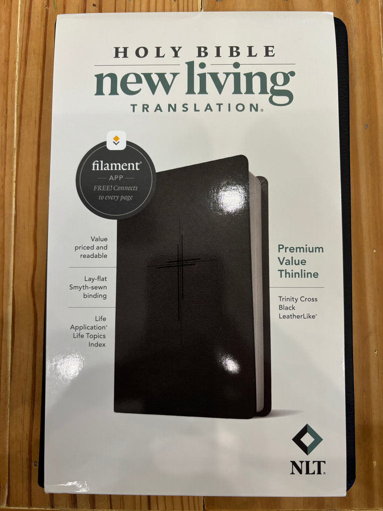 NLT Black Cross Bible