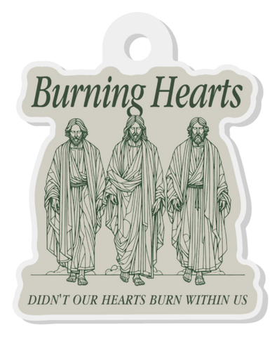 Burning Hearts Keychain