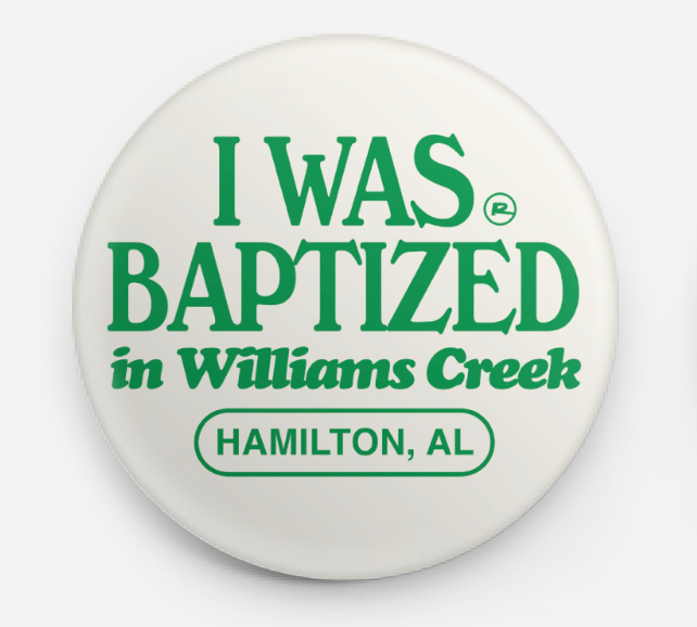 I was Baptized Button