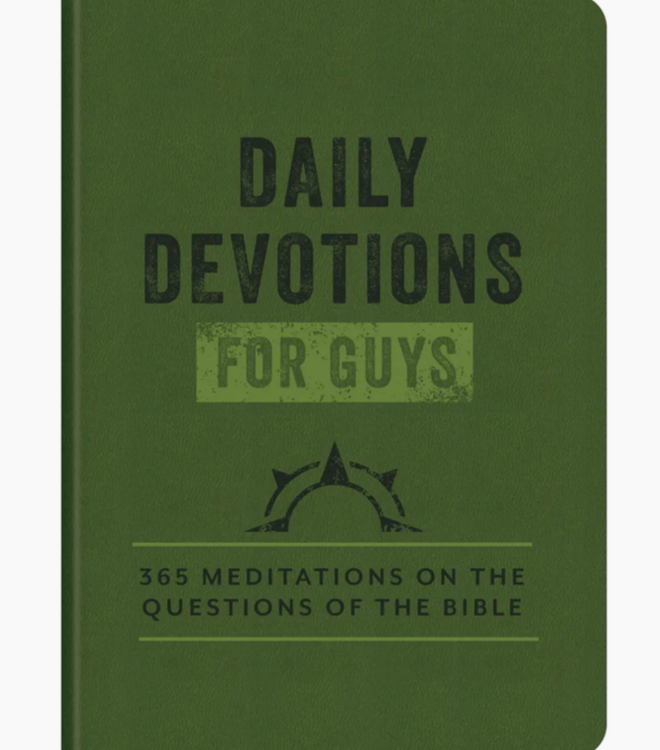 Daily Devotional for Guys Green