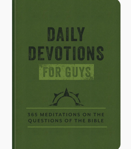 Daily Devotional for Guys Green