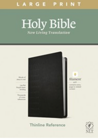 NLT Large print Black Bible