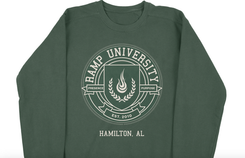 Ramp University Green Seal Crewneck