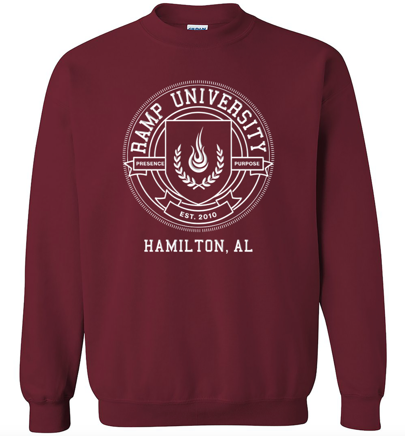 Ramp University Seal Crewneck - Green and Red options