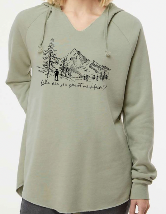 Who are you great mountain? - hoodie