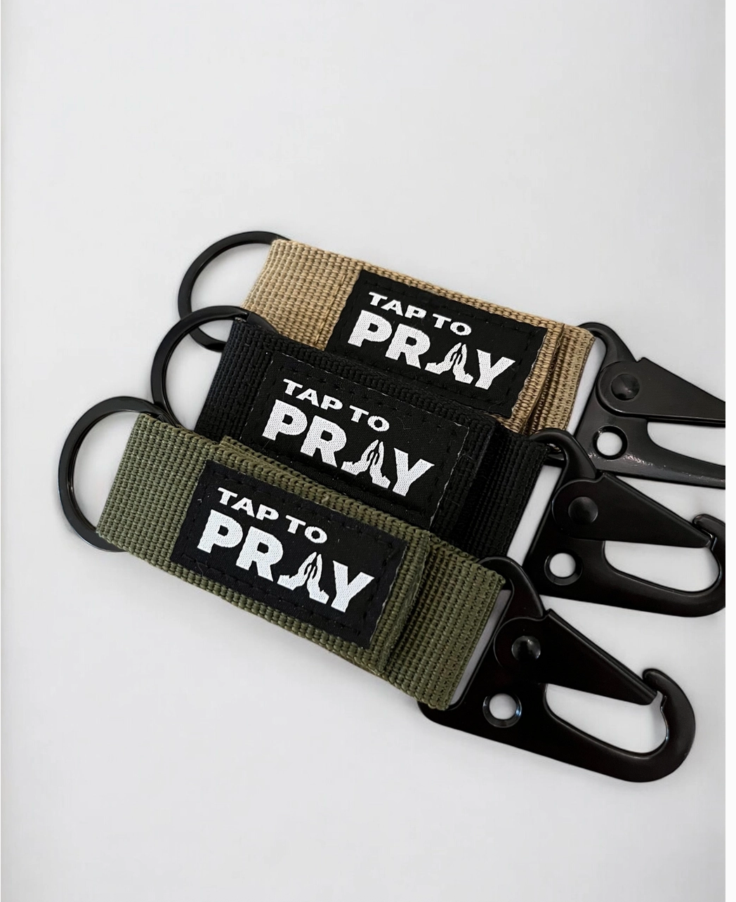 Tap To Pray™ - Tactical Carabiner Keychain