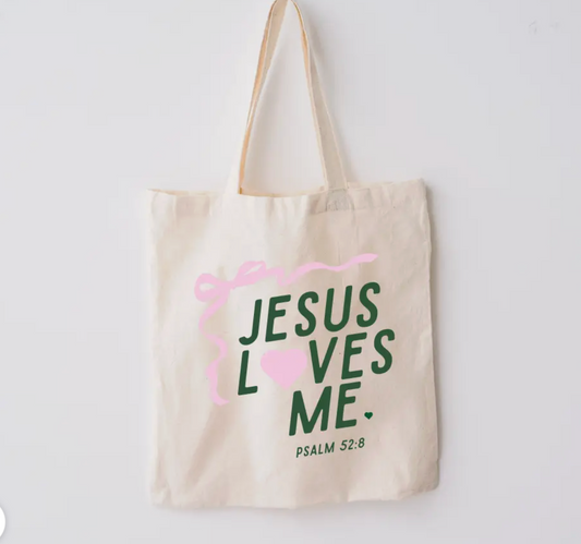Jesus Loves Me Tote
