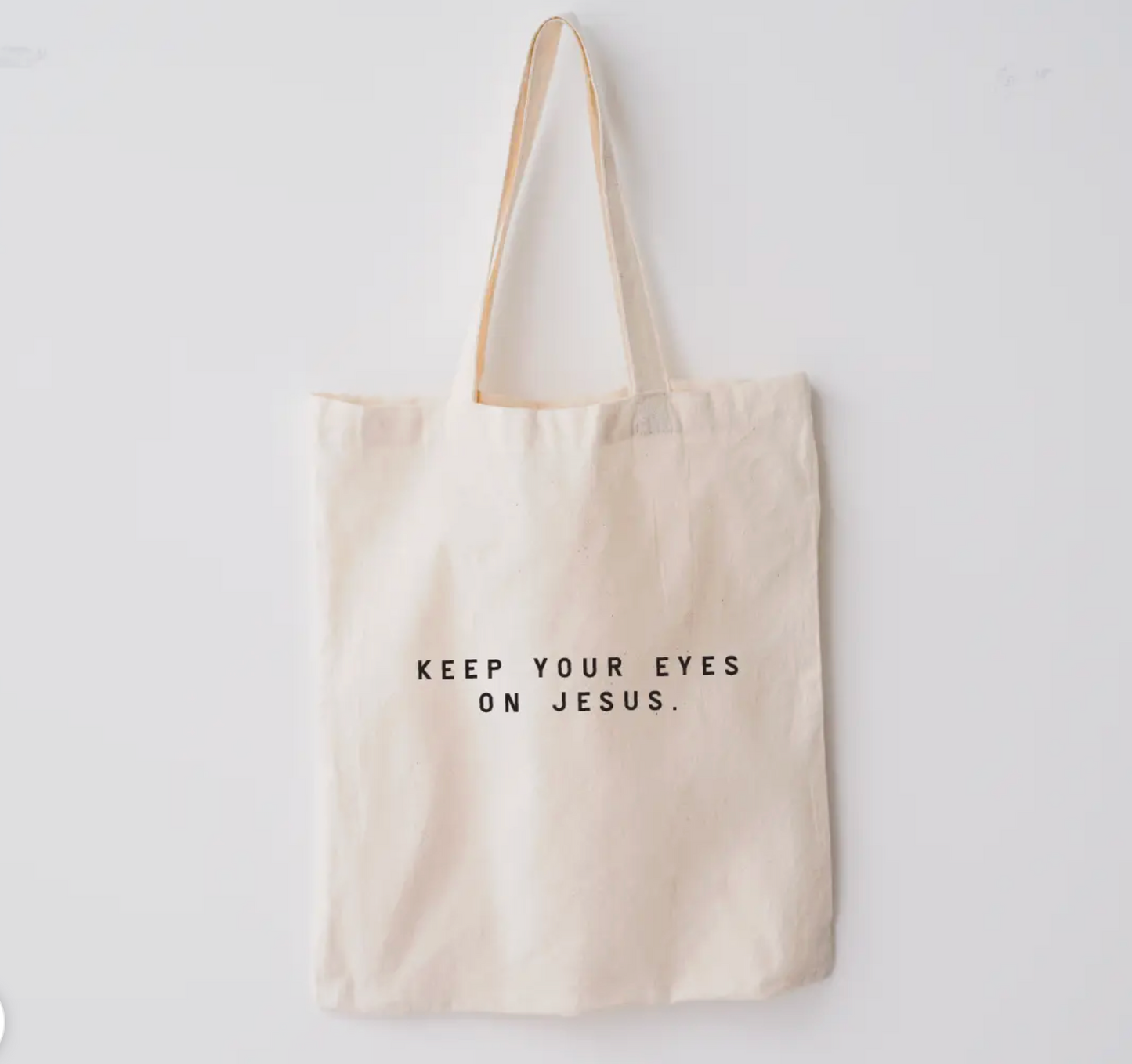Keep Your Eyes On Jesus Tote