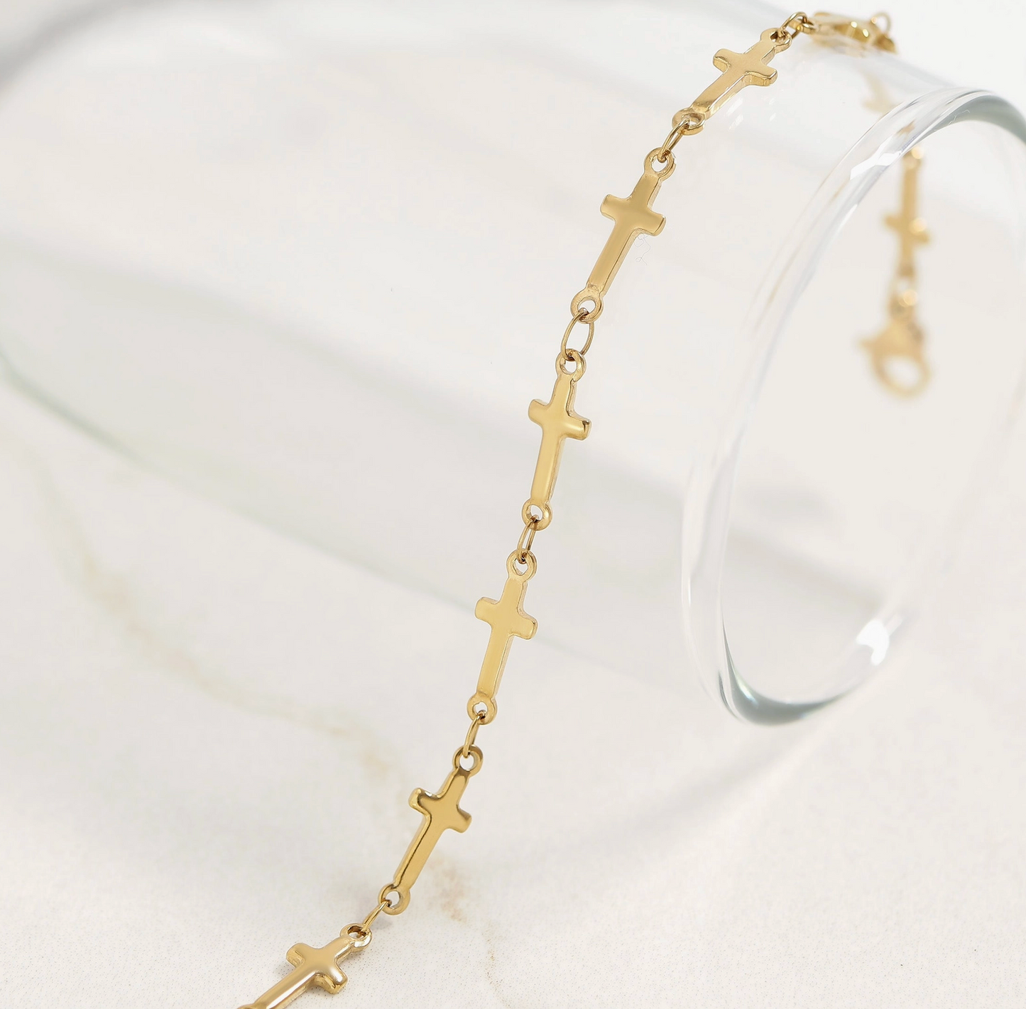 Cross Chain Bracelet