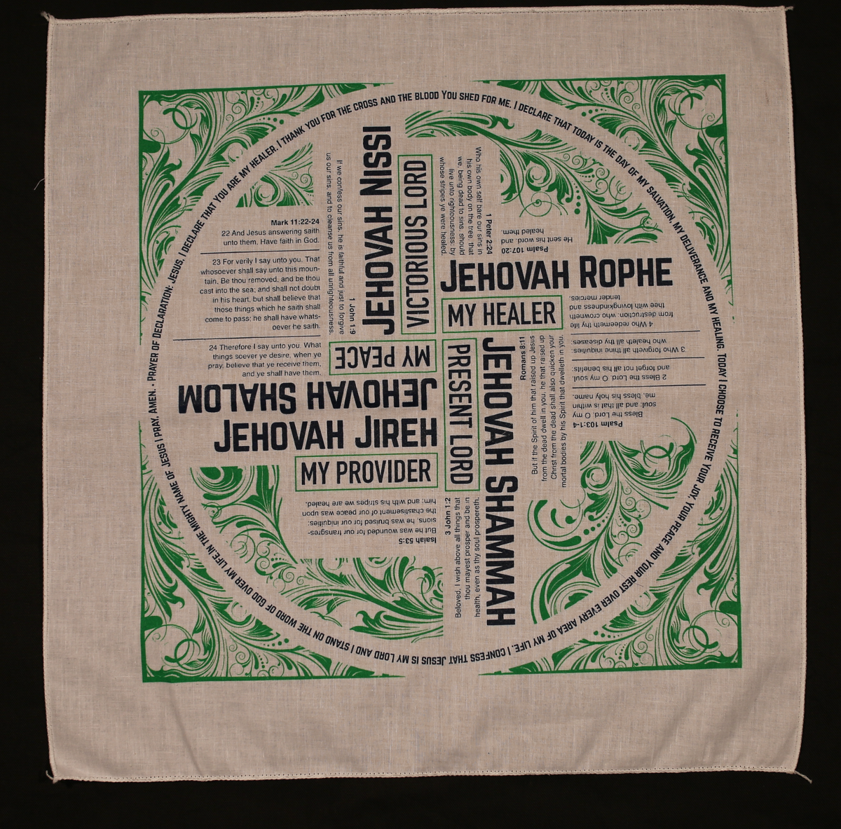 HEALING Prayer Cloth