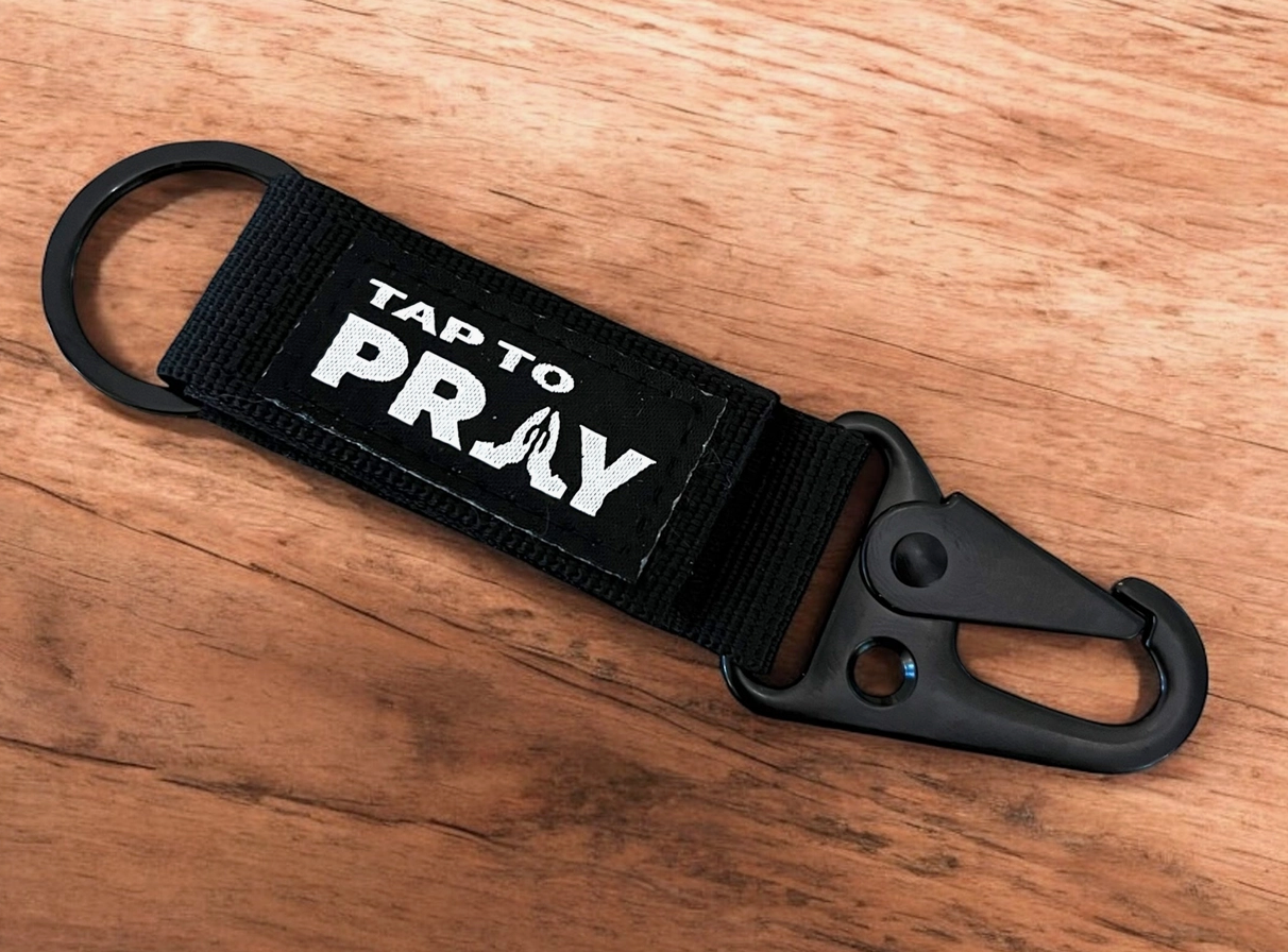 Tap To Pray™ - Tactical Carabiner Keychain