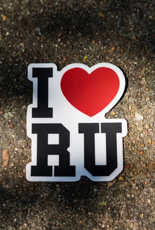 I love RU sticker retouch