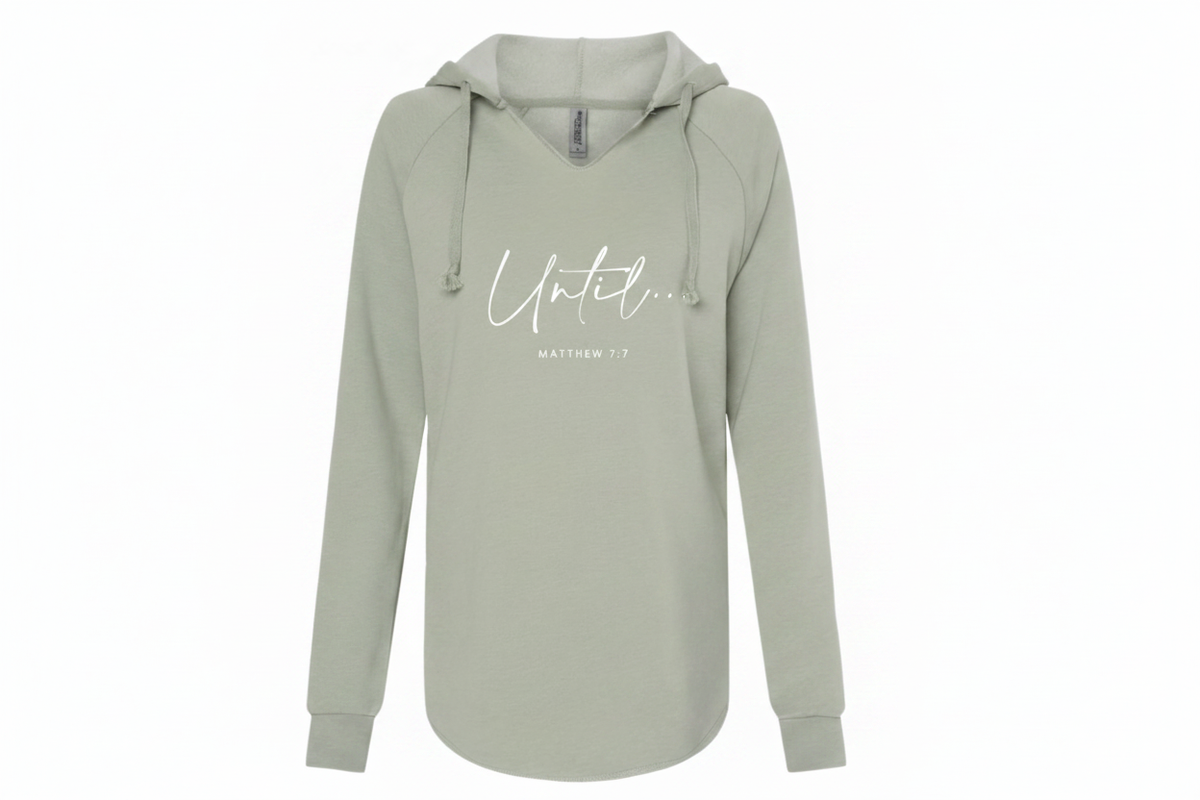 Until Hoodie - Sage White Ink